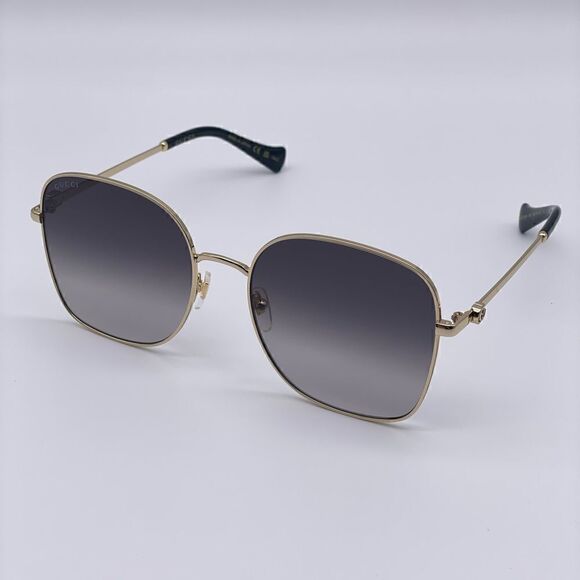 BRAND NEW GUCCI GG1143S 001 Gold/Grey Women Sunglasses main image 10